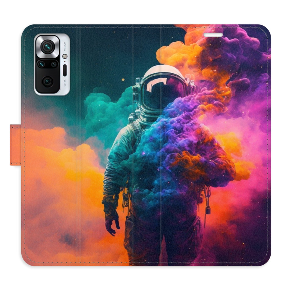 Flipové puzdro iSaprio - Astronaut in Colours 02 - Xiaomi Redmi Note 10 Pro