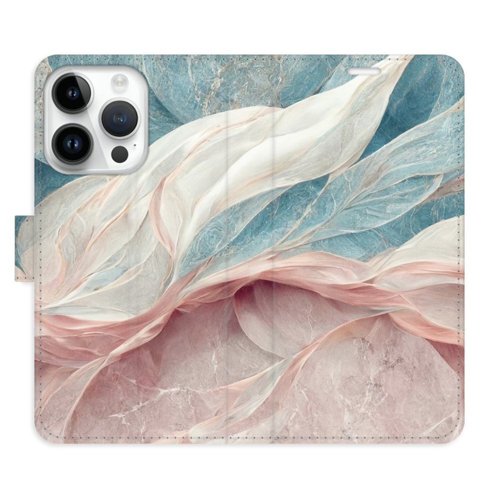 Flipové puzdro iSaprio - Old Leaves 03 - iPhone 15 Pro