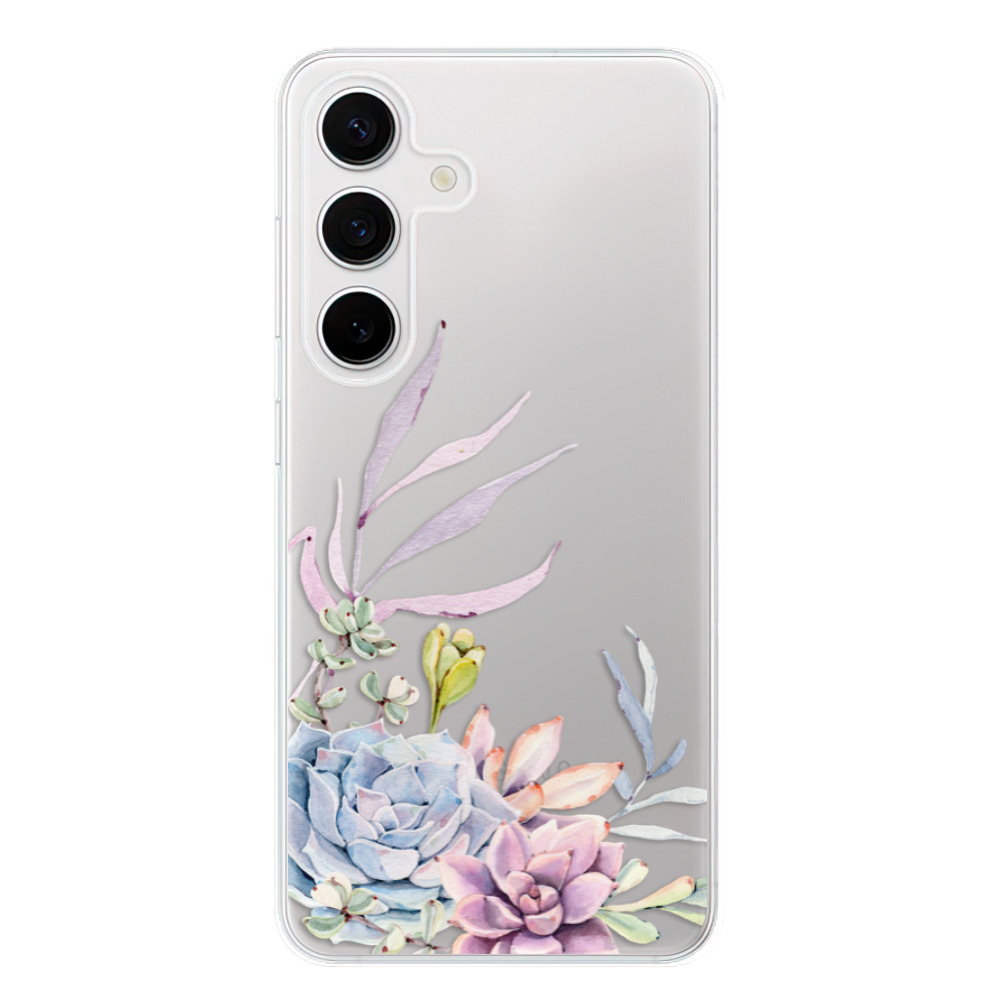 Odolné silikónové puzdro iSaprio - Succulent 01 - Samsung Galaxy S24