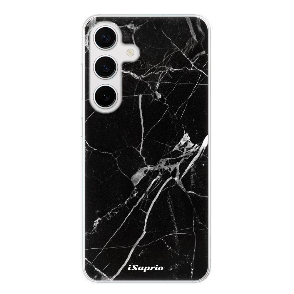 Odolné silikónové puzdro iSaprio - Black Marble 18 - Samsung Galaxy S24