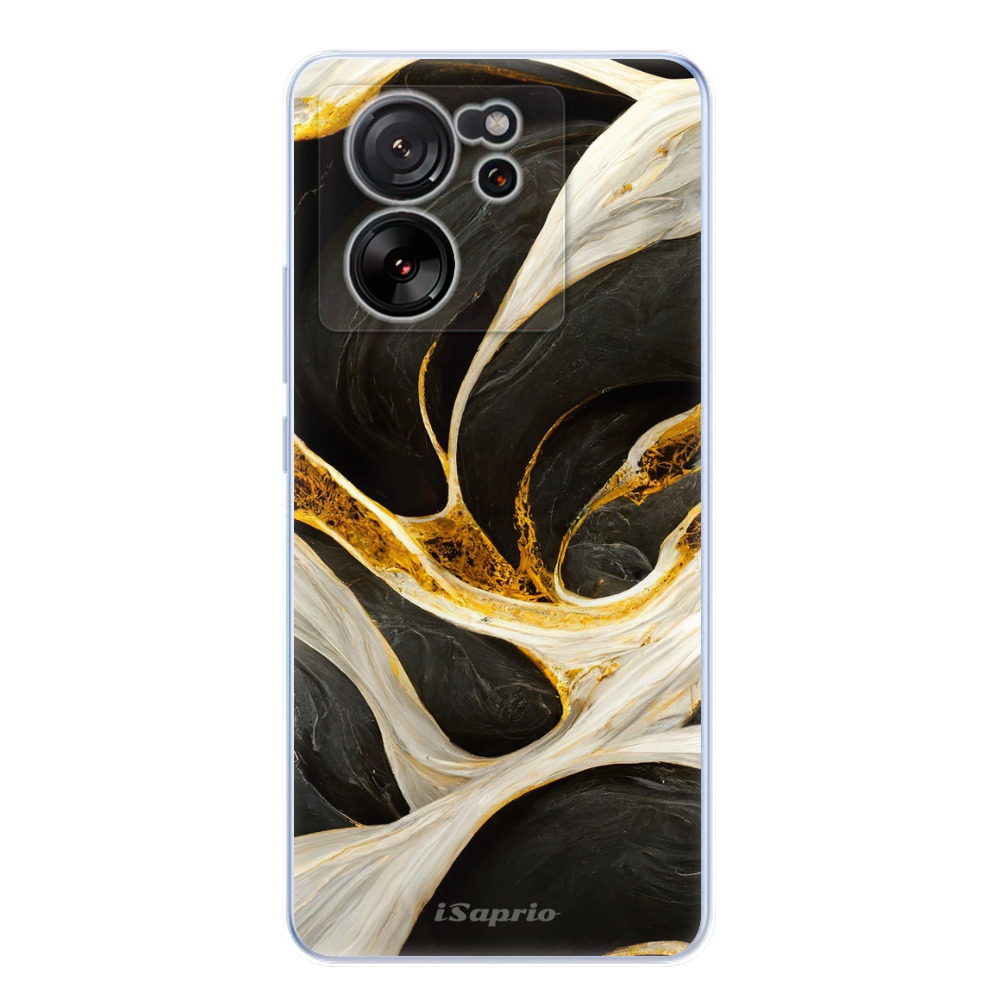 Odolné silikónové puzdro iSaprio - Black and Gold - Xiaomi 13T / 13T Pro