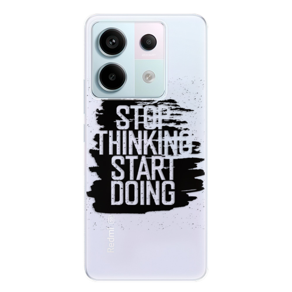 Odolné silikónové puzdro iSaprio - Start Doing - black - Xiaomi Redmi Note 13 Pro 5G / Poco X6 5G