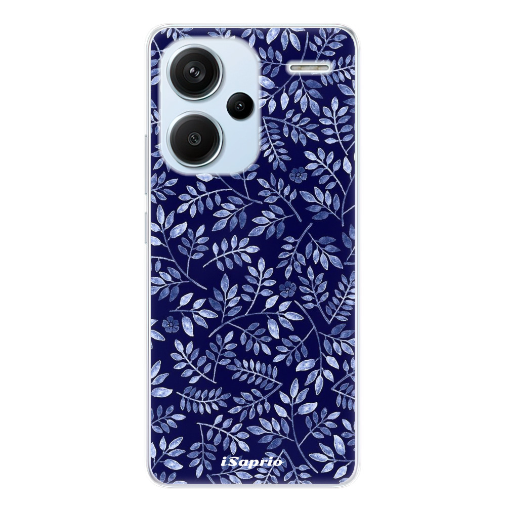 Odolné silikónové puzdro iSaprio - Blue Leaves 05 - Xiaomi Redmi Note 13 Pro+ 5G
