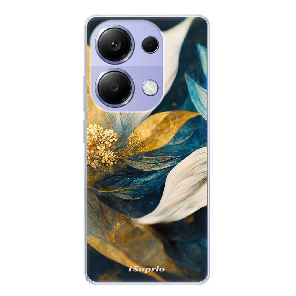Odolné silikónové puzdro iSaprio - Gold Petals - Xiaomi Redmi Note 13 Pro