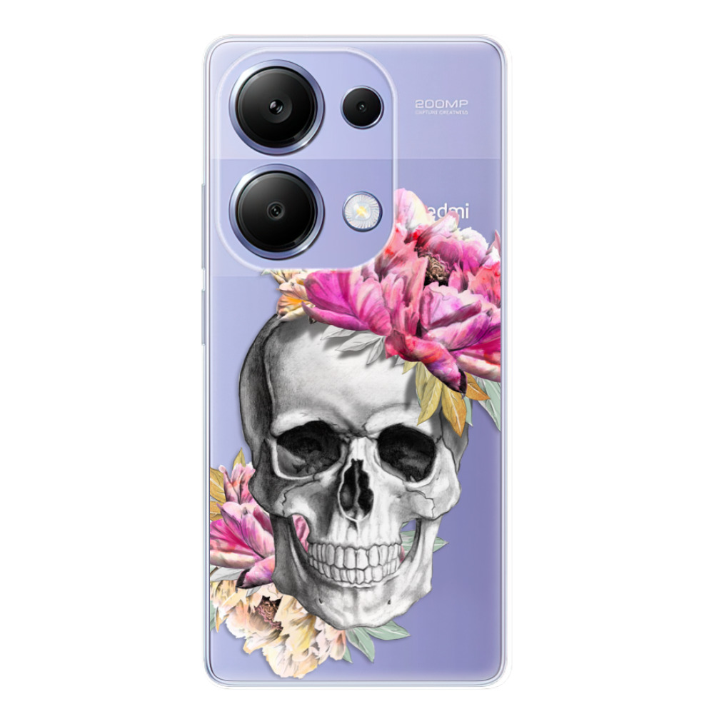 Odolné silikónové puzdro iSaprio - Pretty Skull - Xiaomi Redmi Note 13 Pro
