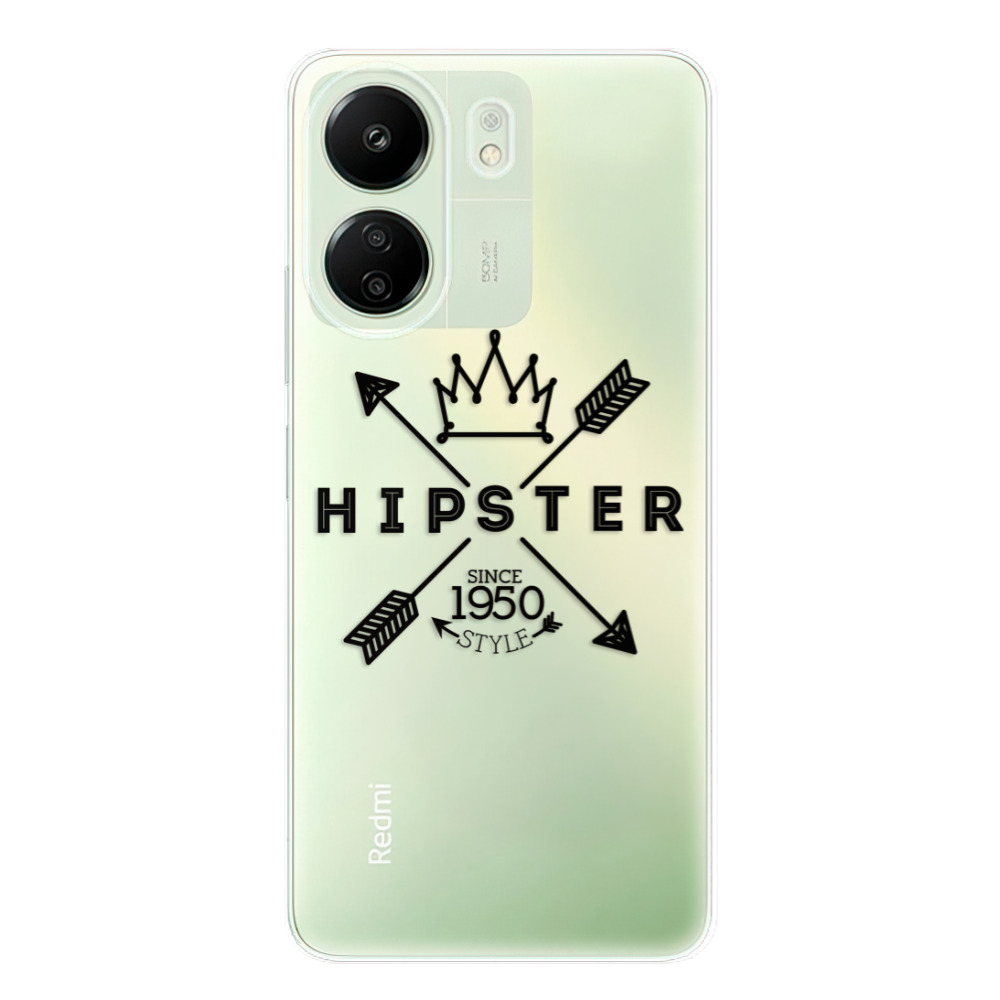 Odolné silikónové puzdro iSaprio - Hipster Style 02 - Xiaomi Redmi 13C