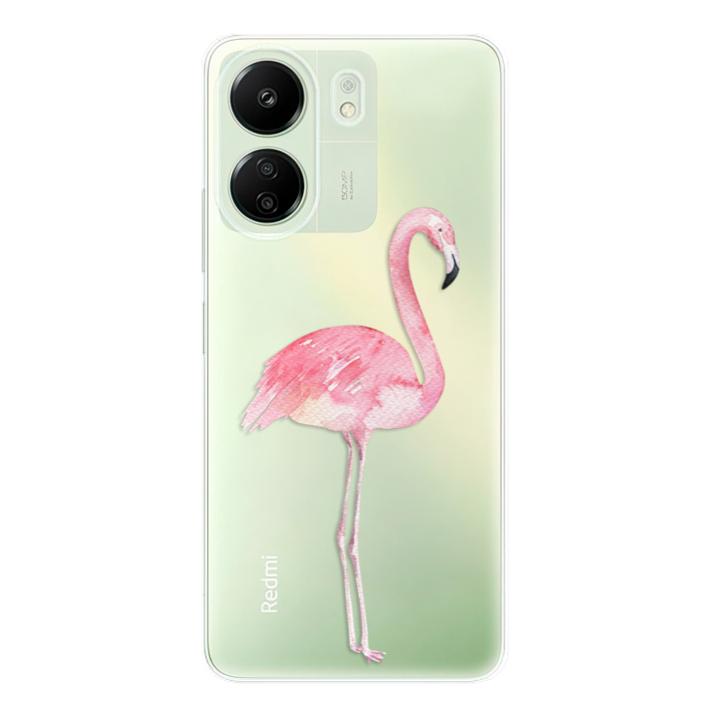 Odolné silikónové puzdro iSaprio - Flamingo 01 - Xiaomi Redmi 13C