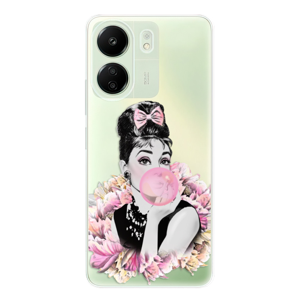Odolné silikónové puzdro iSaprio - Pink Bubble - Xiaomi Redmi 13C