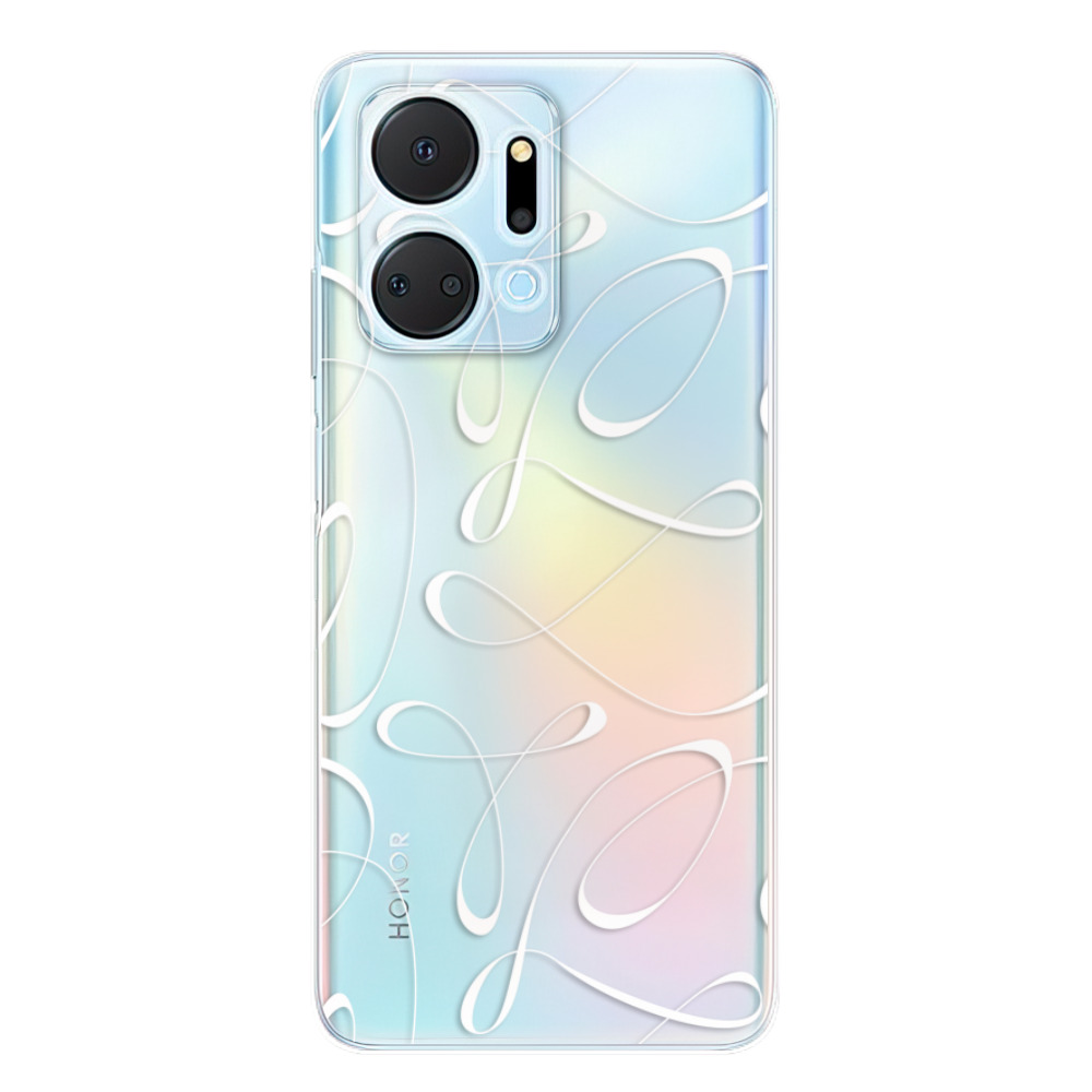 Odolné silikónové puzdro iSaprio - Fancy - white - Honor X7a