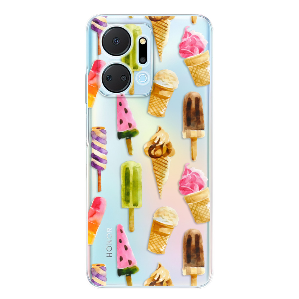 Odolné silikónové puzdro iSaprio - Ice Cream - Honor X7a