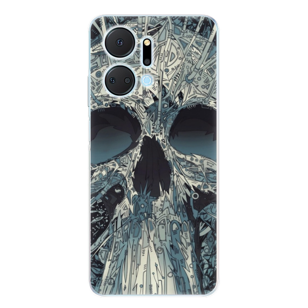 Odolné silikónové puzdro iSaprio - Abstract Skull - Honor X7a
