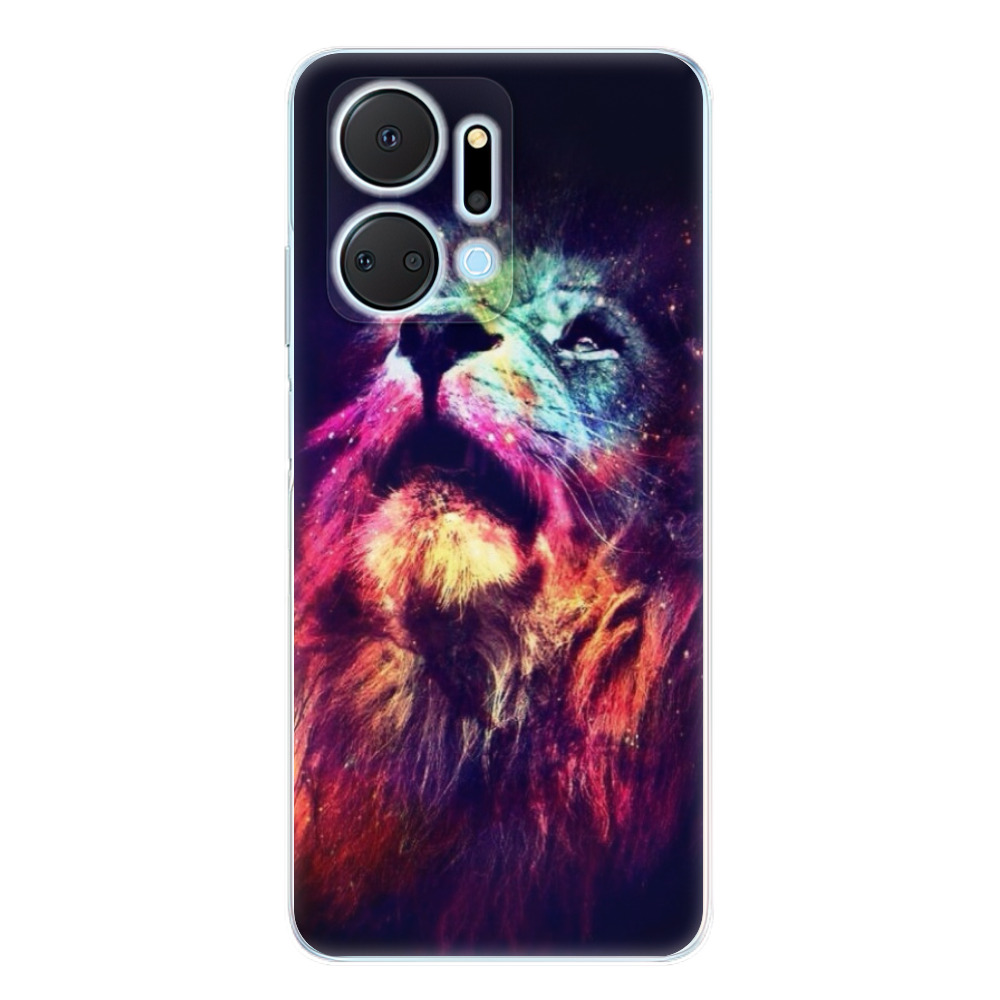 Odolné silikónové puzdro iSaprio - Lion in Colors - Honor X7a