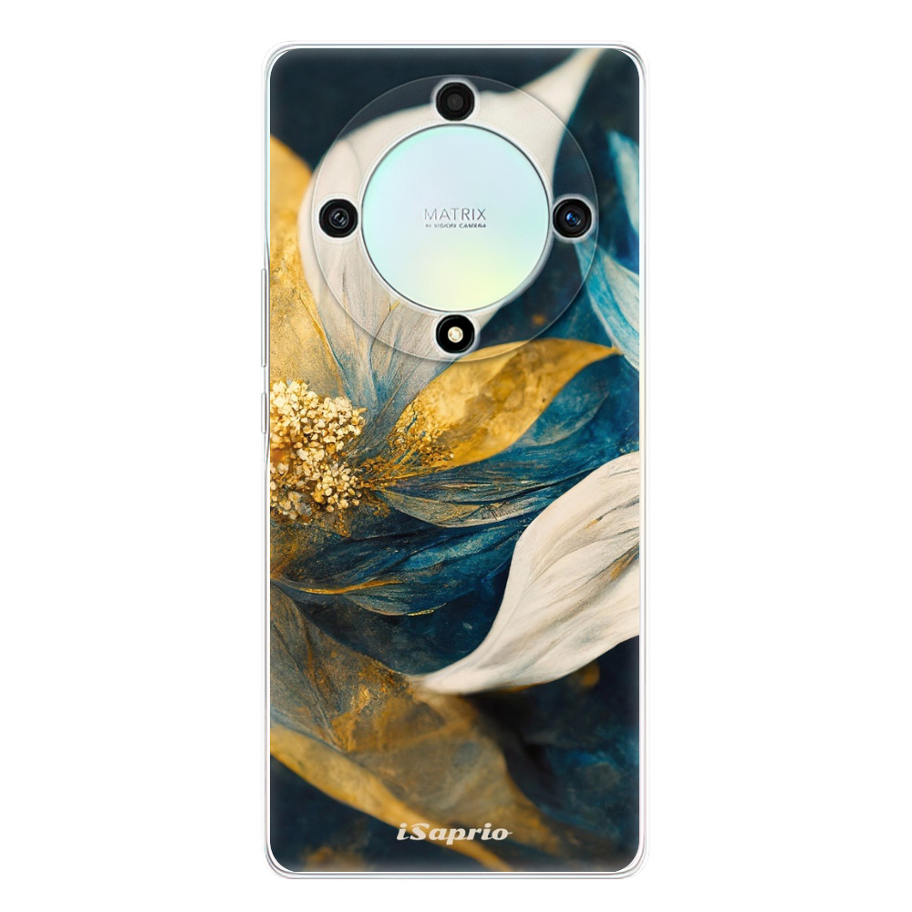 Odolné silikónové puzdro iSaprio - Gold Petals - Honor Magic5 Lite 5G