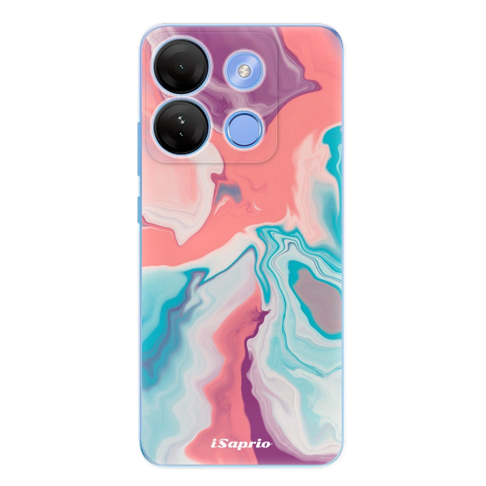 Odolné silikónové puzdro iSaprio - New Liquid - Infinix Smart 7