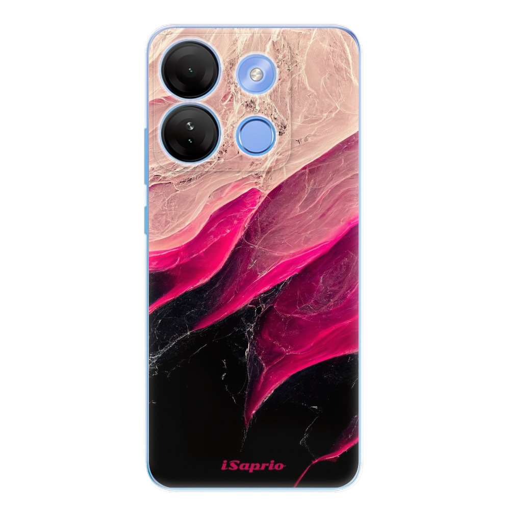 Odolné silikónové puzdro iSaprio - Black and Pink - Infinix Smart 7