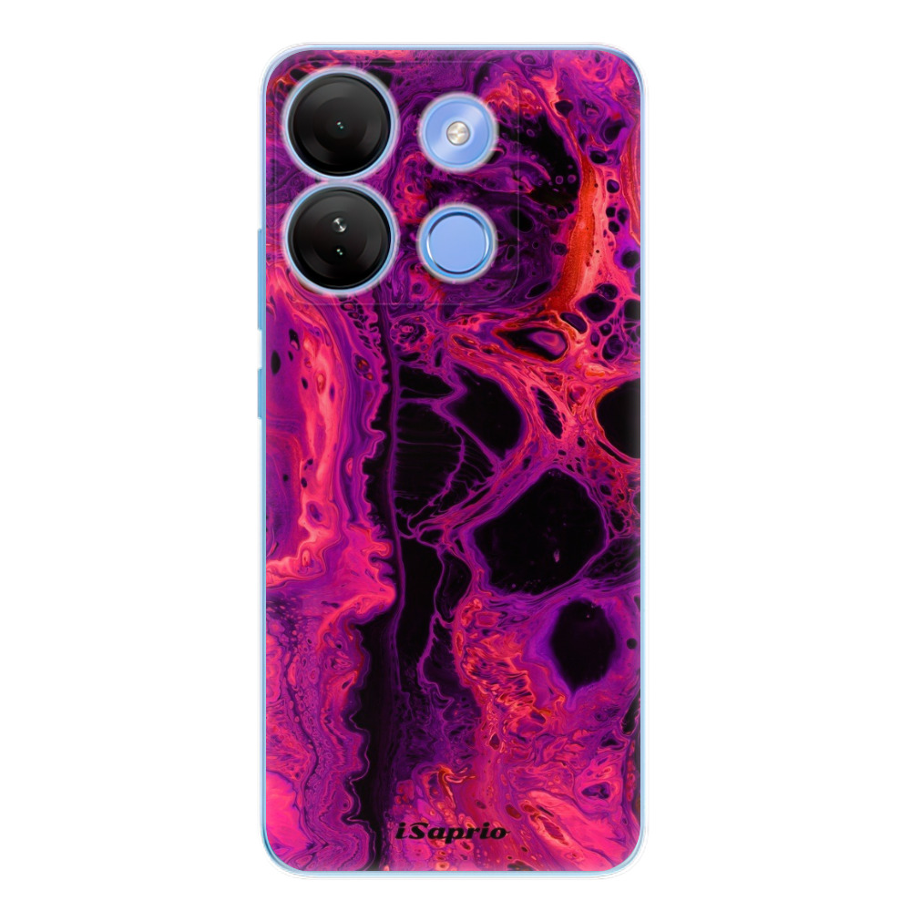 Odolné silikónové puzdro iSaprio - Abstract Dark 01 - Infinix Smart 7