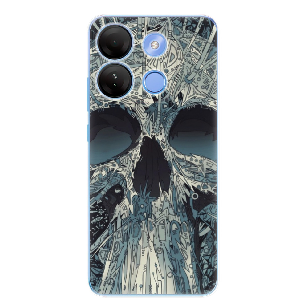 Odolné silikónové puzdro iSaprio - Abstract Skull - Infinix Smart 7