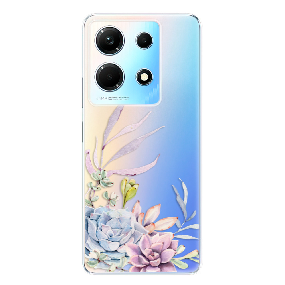 Odolné silikónové puzdro iSaprio - Succulent 01 - Infinix Note 30