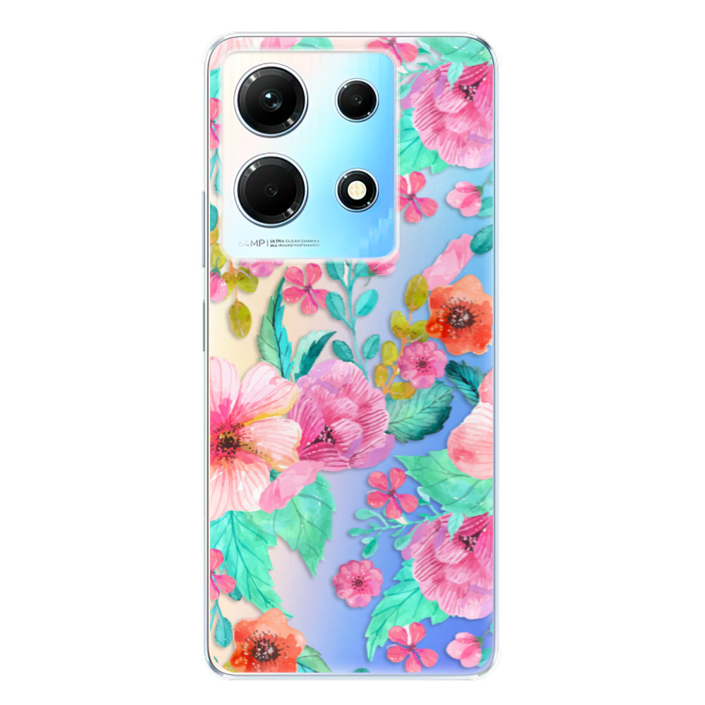 Odolné silikónové puzdro iSaprio - Flower Pattern 01 - Infinix Note 30