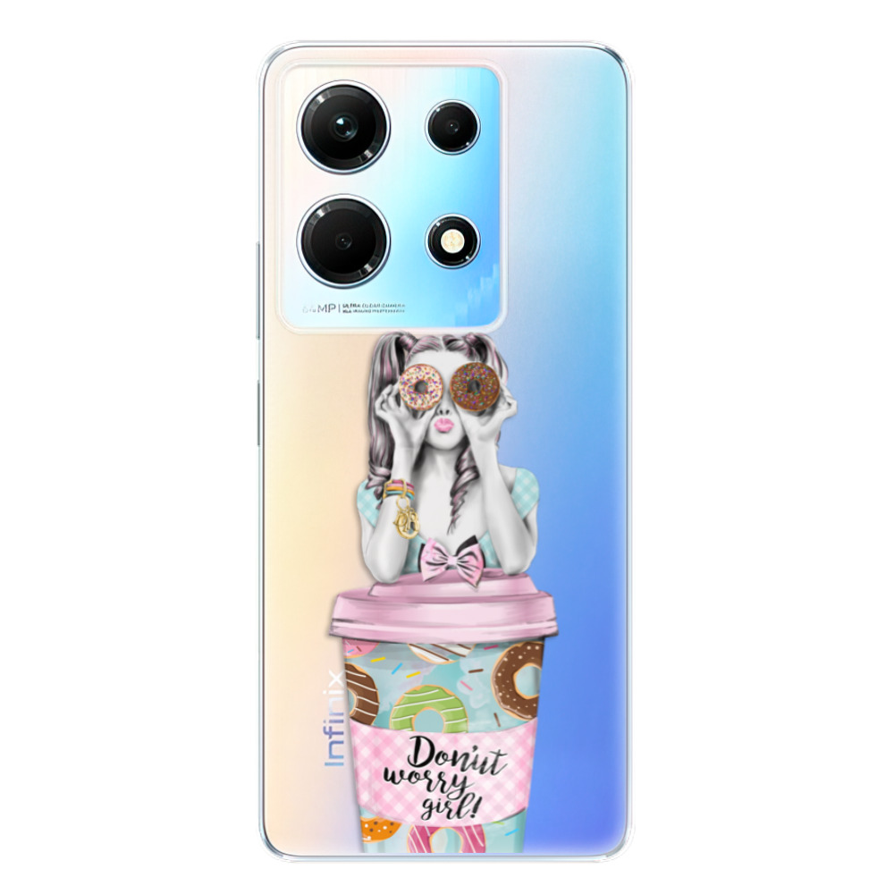 Odolné silikónové puzdro iSaprio - Donut Worry - Infinix Note 30
