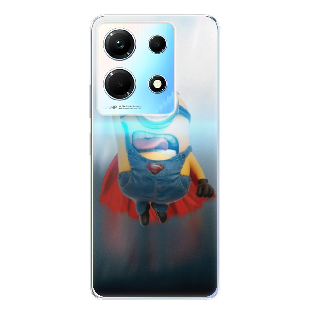 Odolné silikónové puzdro iSaprio - Mimons Superman 02 - Infinix Note 30