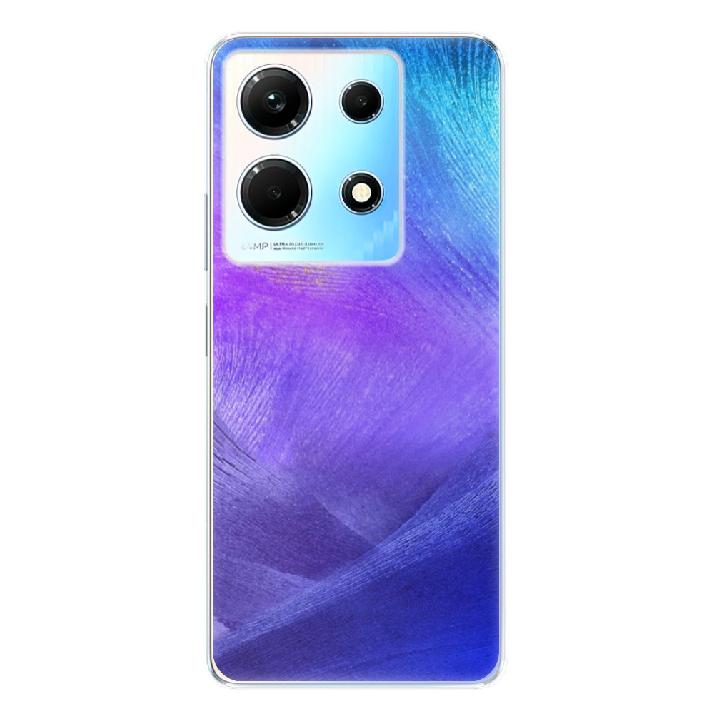 Odolné silikónové puzdro iSaprio - Purple Feathers - Infinix Note 30