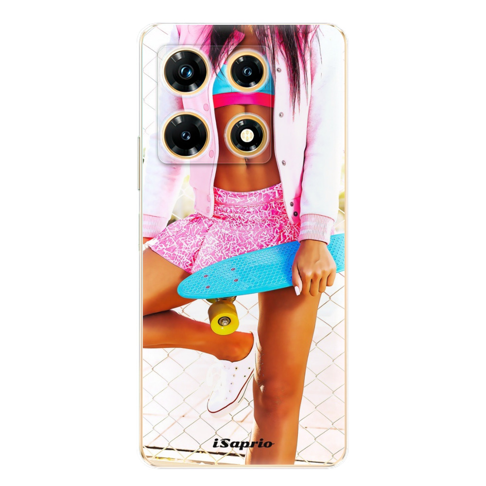 Odolné silikónové puzdro iSaprio - Skate girl 01 - Infinix Note 30 PRO