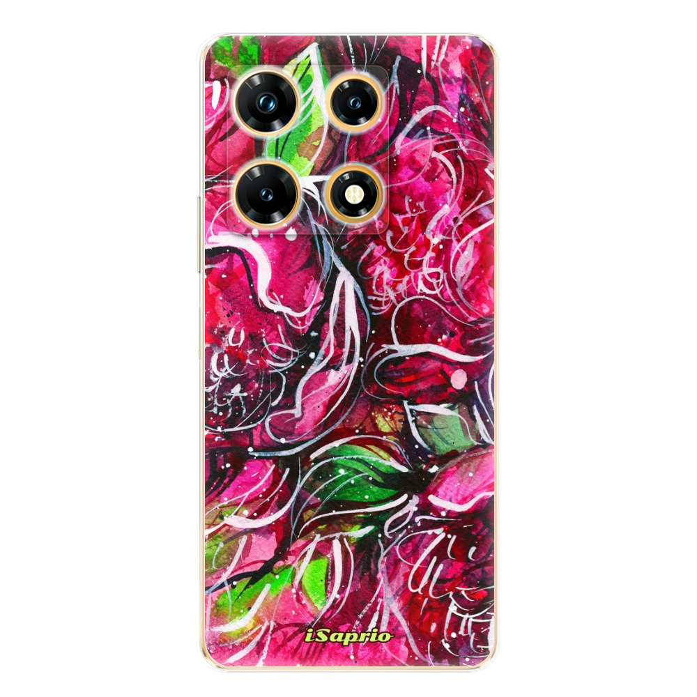 Odolné silikónové puzdro iSaprio - Burgundy - Infinix Note 30 PRO