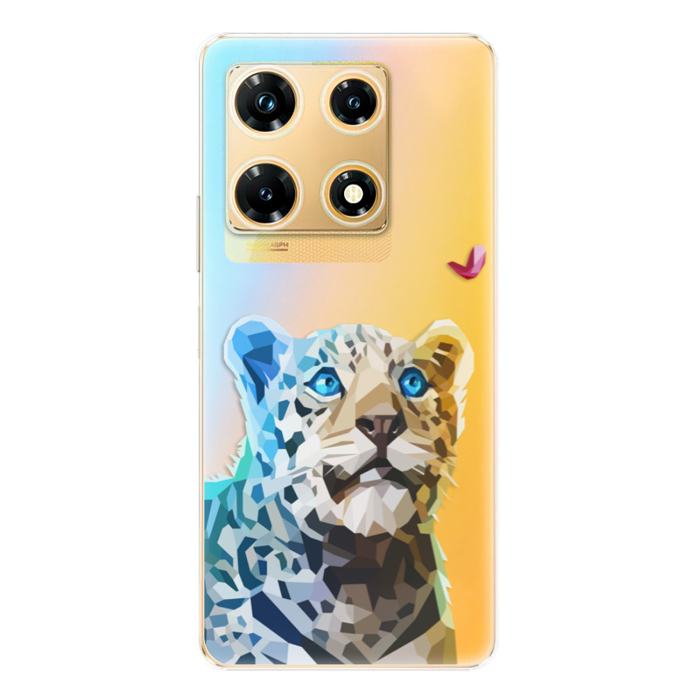 Odolné silikónové puzdro iSaprio - Leopard With Butterfly - Infinix Note 30 PRO