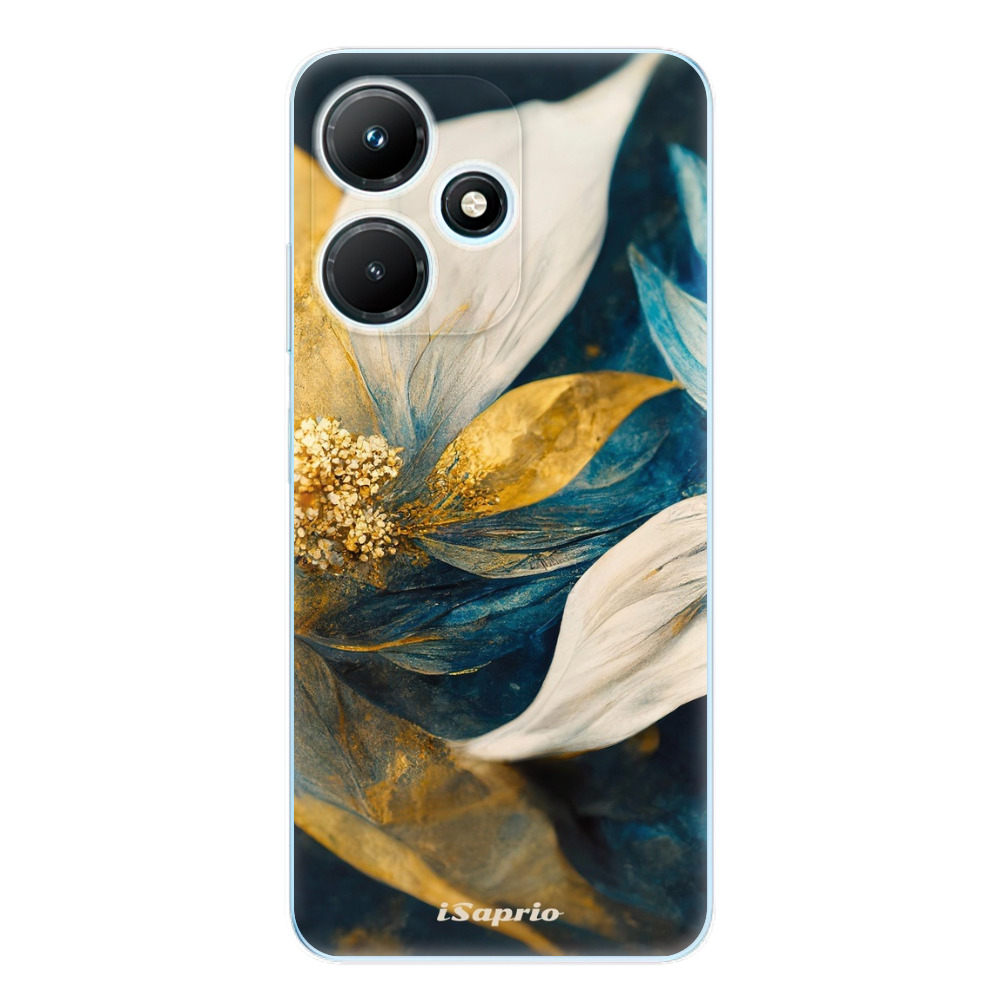 Odolné silikónové puzdro iSaprio - Gold Petals - Infinix Hot 30i