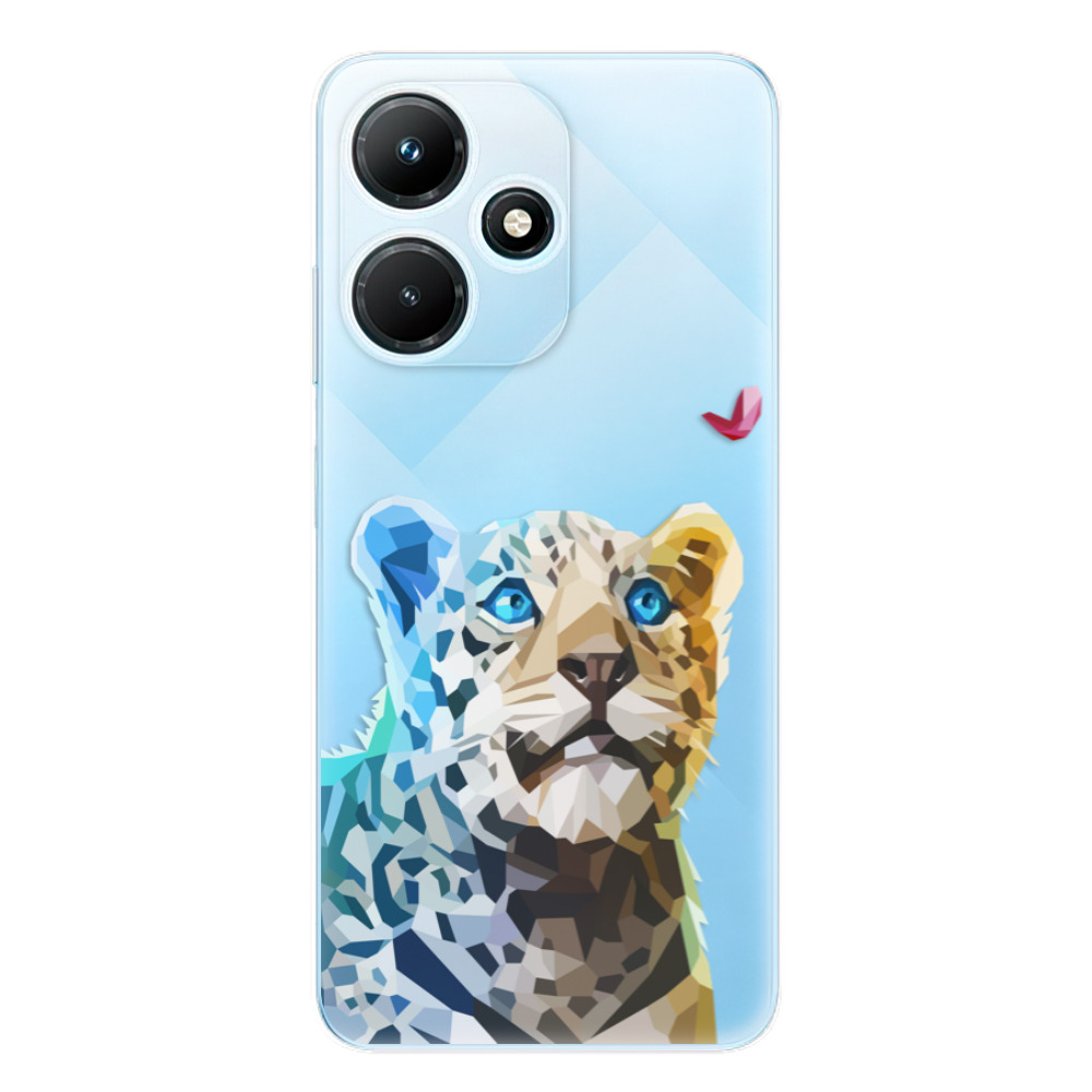 Odolné silikónové puzdro iSaprio - Leopard With Butterfly - Infinix Hot 30i