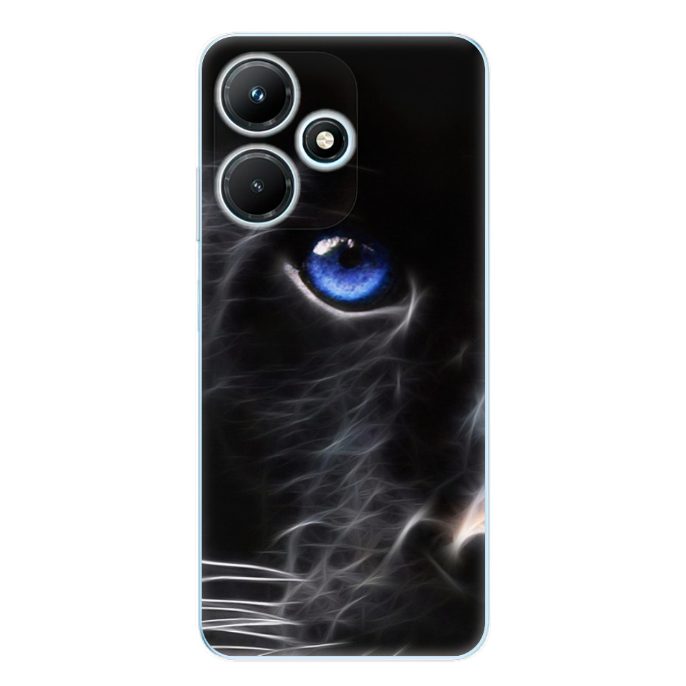 Odolné silikónové puzdro iSaprio - Black Puma - Infinix Hot 30i