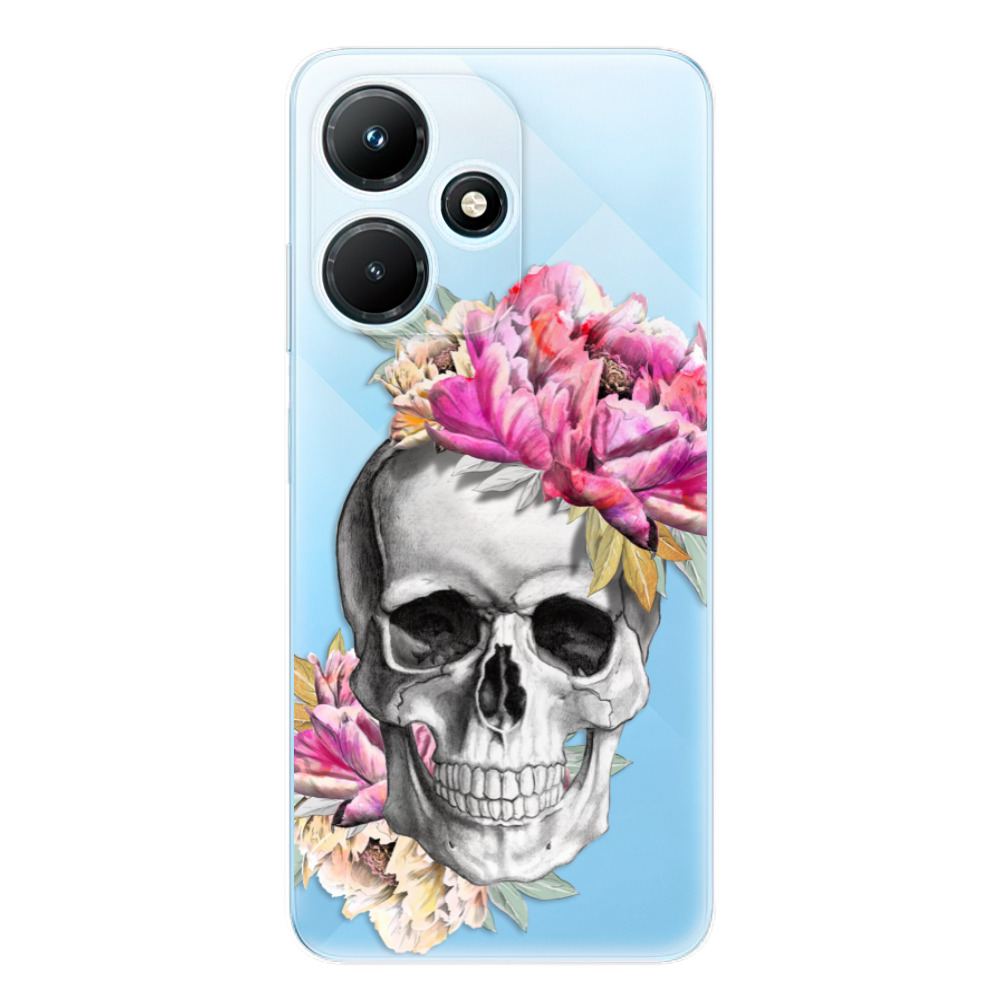 Odolné silikónové puzdro iSaprio - Pretty Skull - Infinix Hot 30i