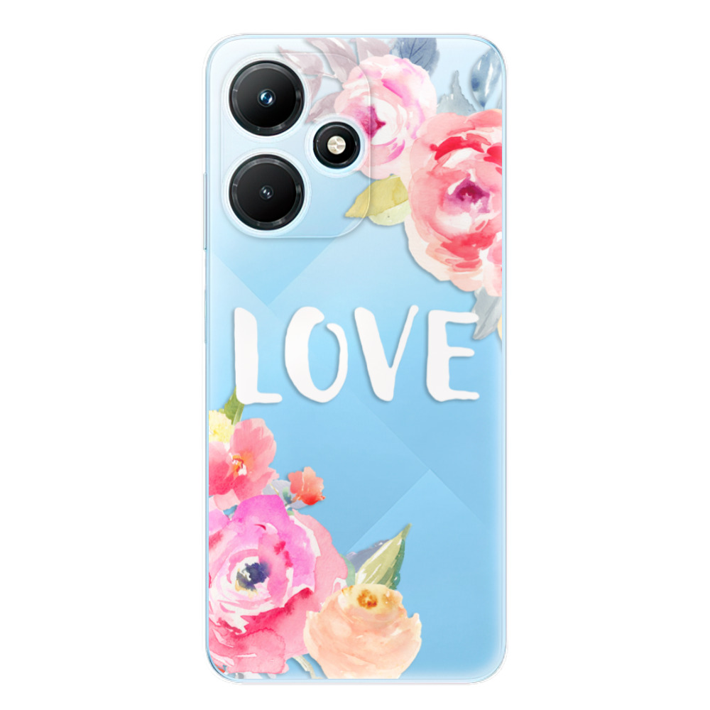 Odolné silikónové puzdro iSaprio - Love - Infinix Hot 30i
