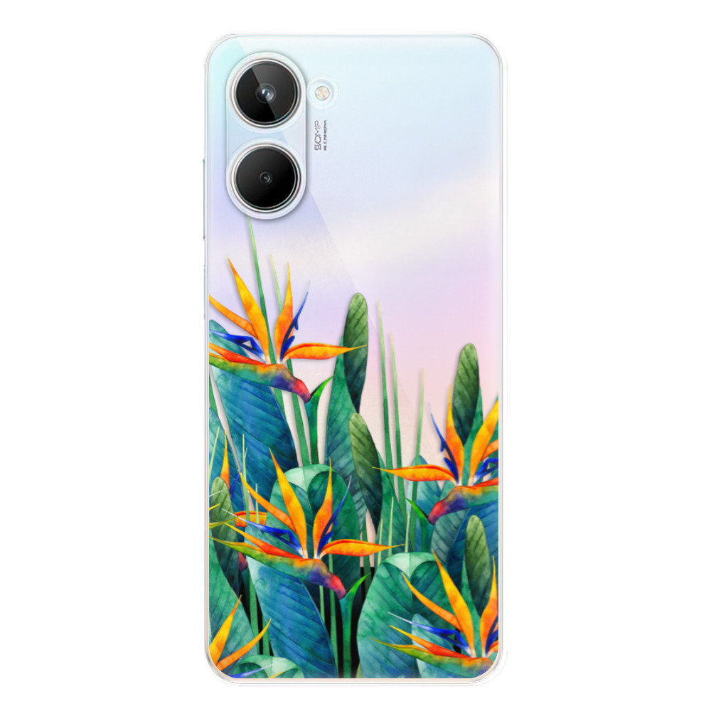 Odolné silikónové puzdro iSaprio - Exotic Flowers - Realme 10
