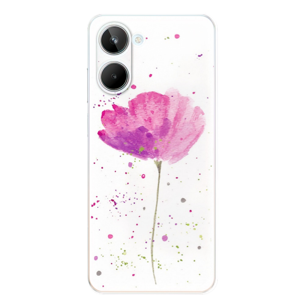 Odolné silikónové puzdro iSaprio - Poppies - Realme 10
