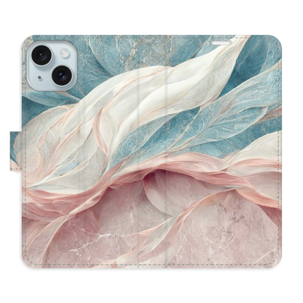 Flipové puzdro iSaprio - Old Leaves 03 - iPhone 15 Plus