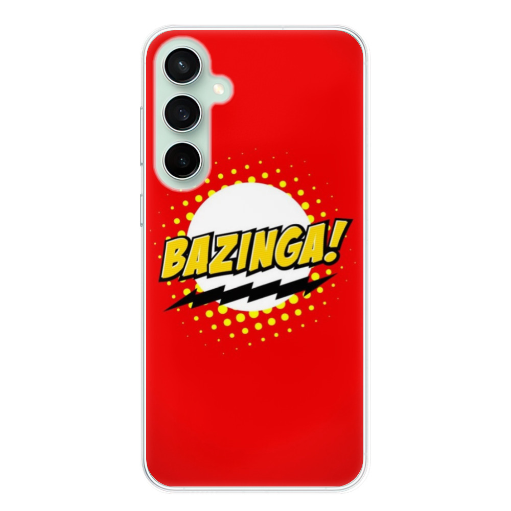 Odolné silikónové puzdro iSaprio - Bazinga 01 - Samsung Galaxy S23 FE