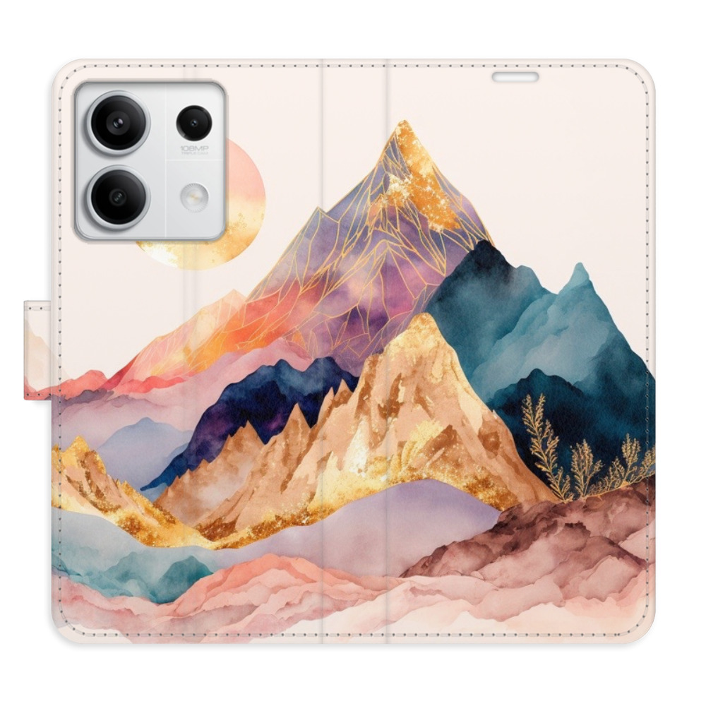 Flipové puzdro iSaprio - Beautiful Mountains - Xiaomi Redmi Note 13 5G