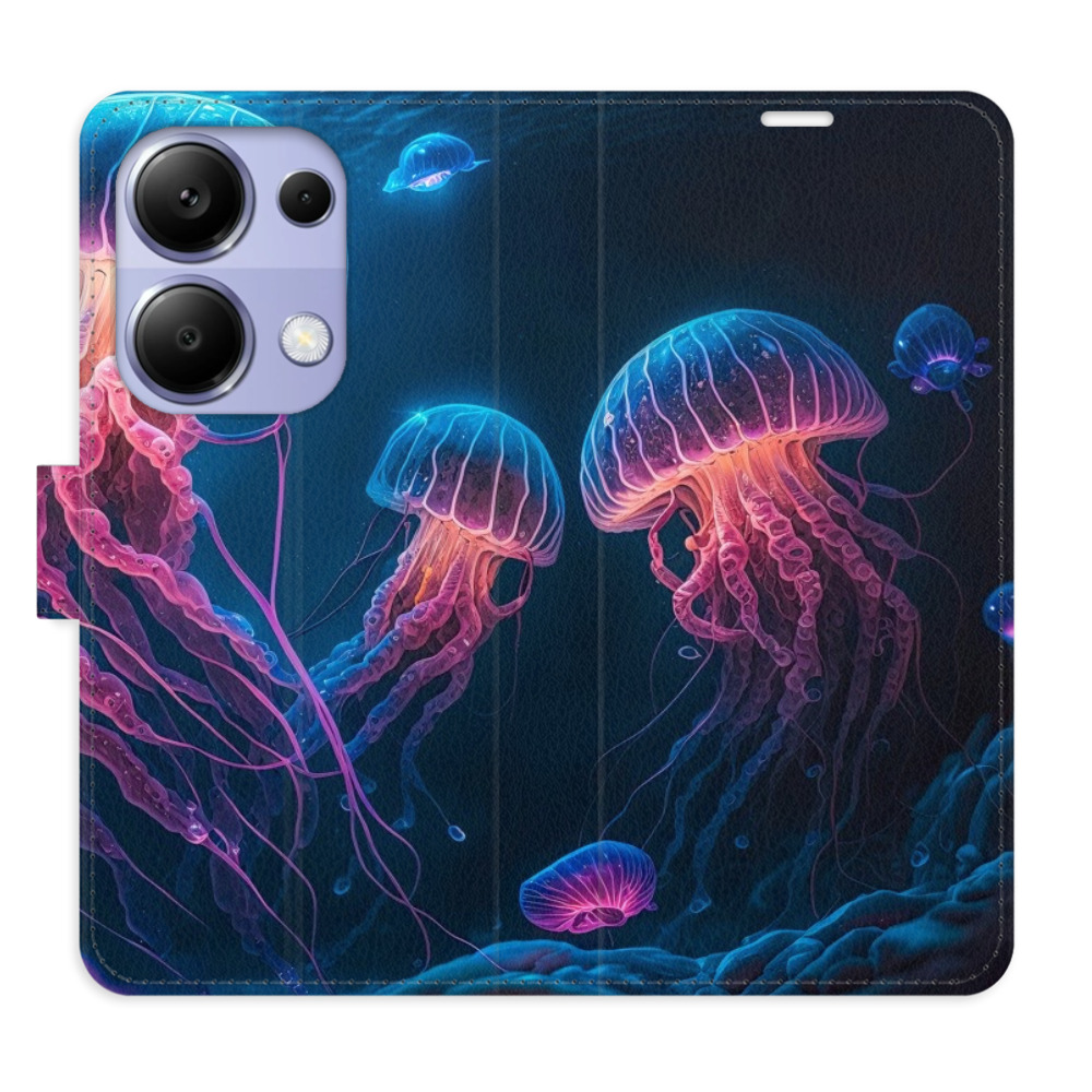 Flipové puzdro iSaprio - Jellyfish - Xiaomi Redmi Note 13 Pro