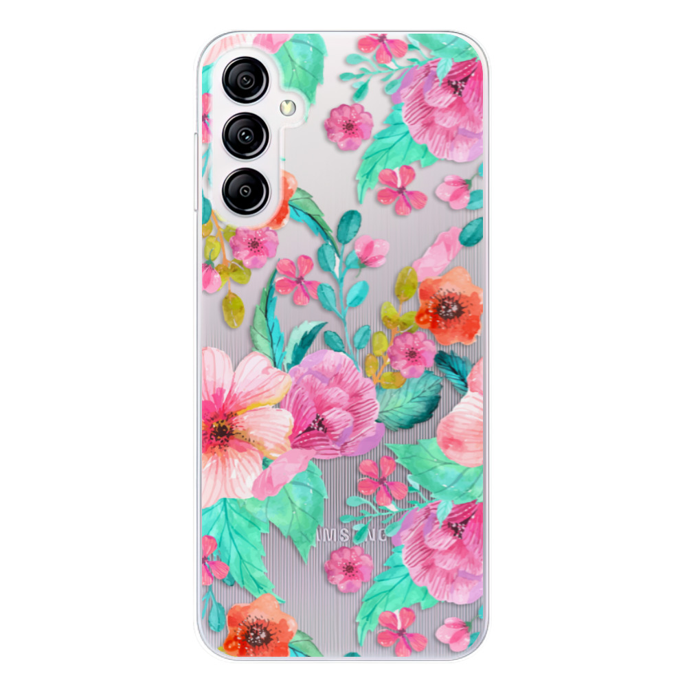 Odolné silikónové puzdro iSaprio - Flower Pattern 01 - Samsung Galaxy A14 / A14 5G