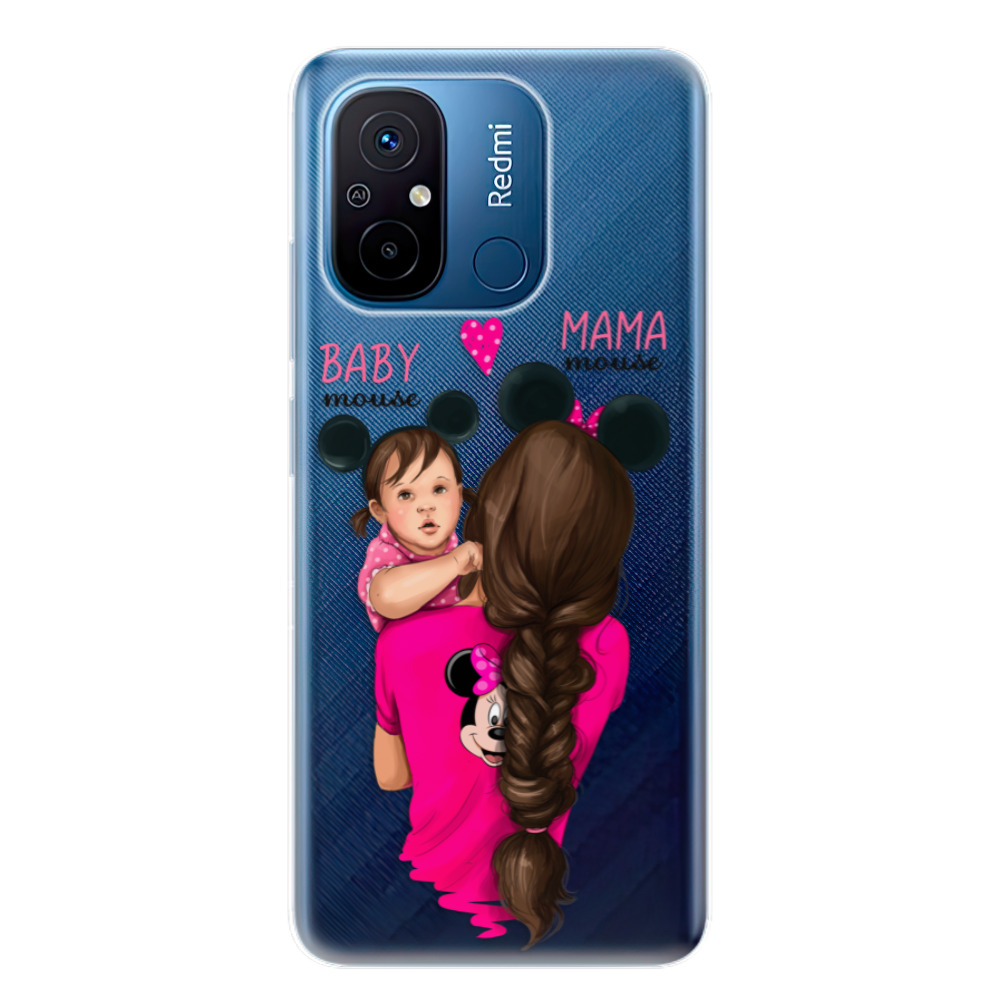 Odolné silikónové puzdro iSaprio - Mama Mouse Brunette and Girl - Xiaomi Redmi 12C