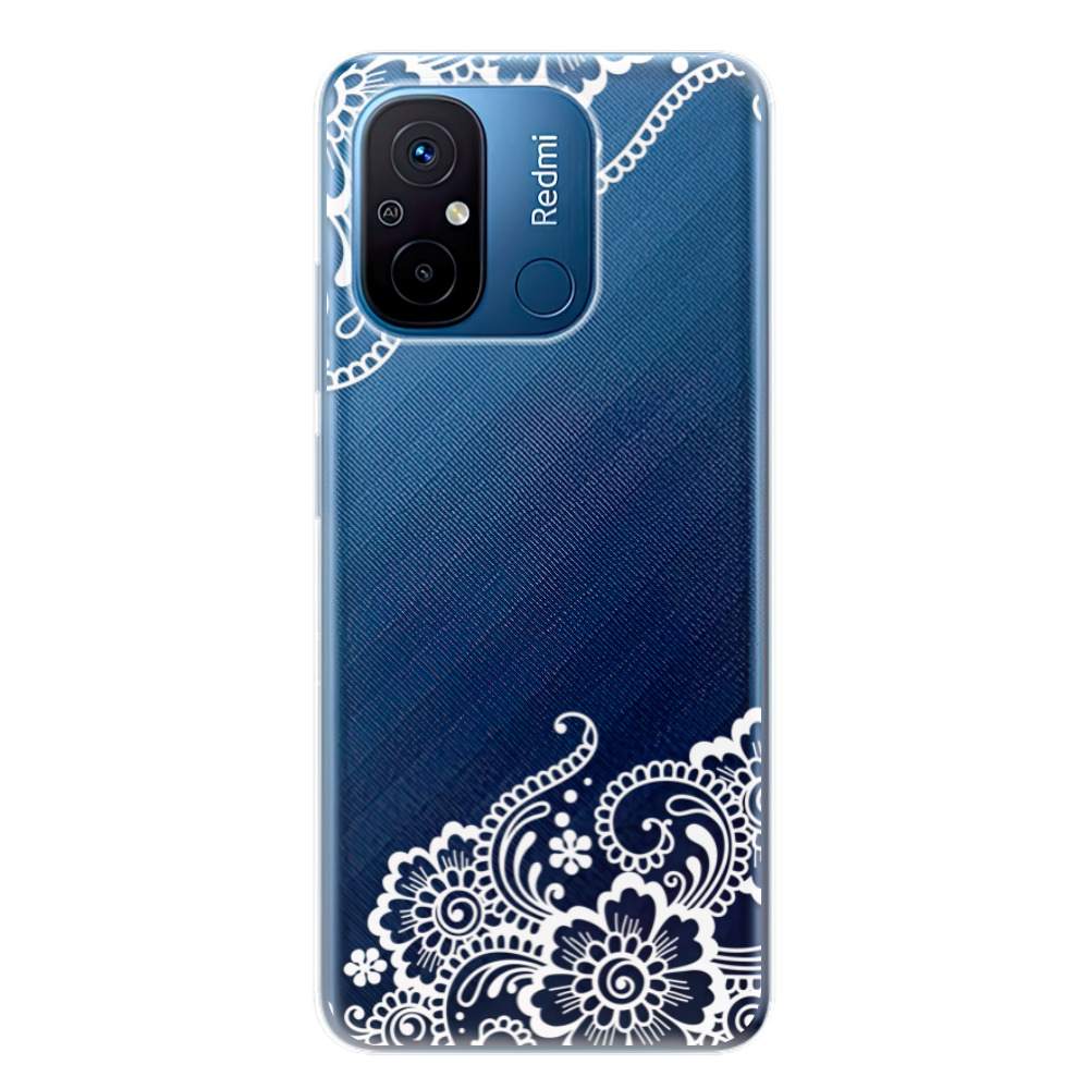 Odolné silikónové puzdro iSaprio - White Lace 02 - Xiaomi Redmi 12C