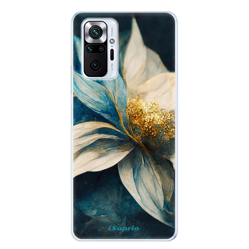 Odolné silikónové puzdro iSaprio - Blue Petals - Xiaomi Redmi Note 10 Pro