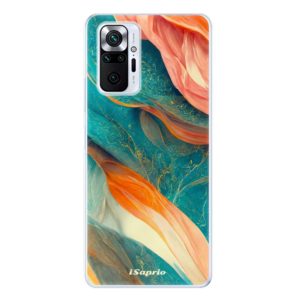 Odolné silikónové puzdro iSaprio - Abstract Marble - Xiaomi Redmi Note 10 Pro
