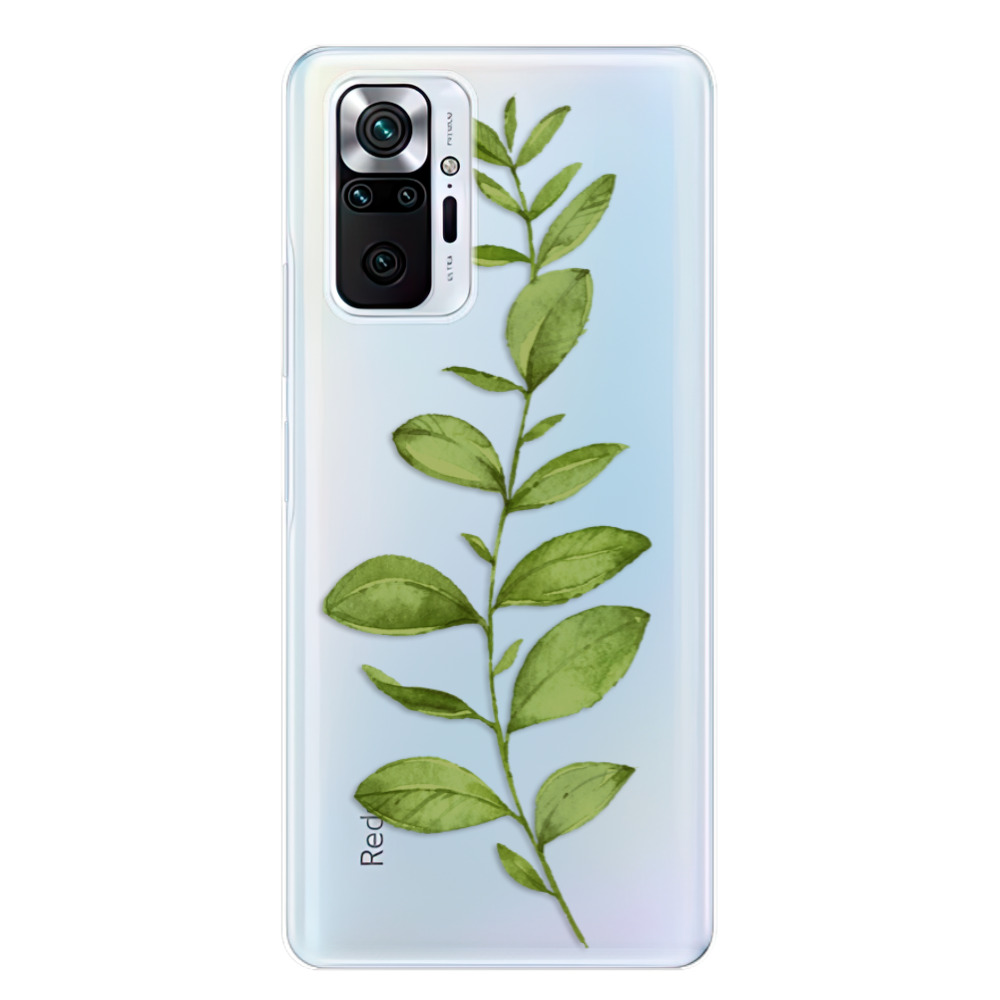 Odolné silikónové puzdro iSaprio - Green Plant 01 - Xiaomi Redmi Note 10 Pro