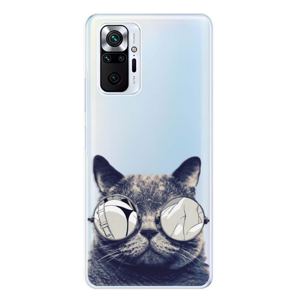 Odolné silikónové puzdro iSaprio - Crazy Cat 01 - Xiaomi Redmi Note 10 Pro