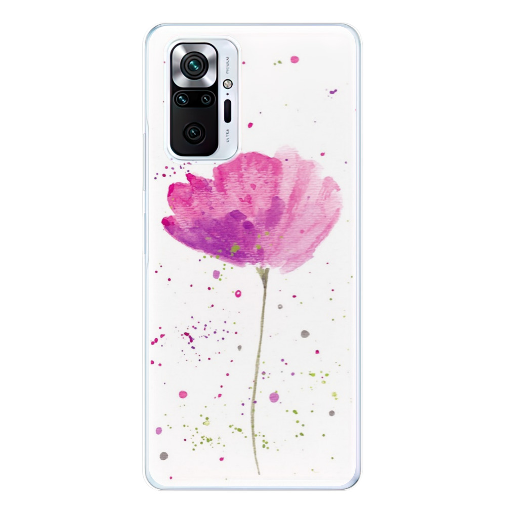 Odolné silikónové puzdro iSaprio - Poppies - Xiaomi Redmi Note 10 Pro