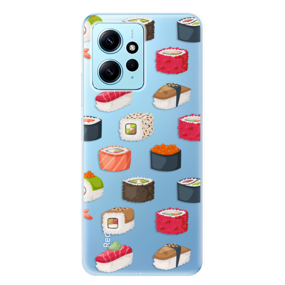Odolné silikónové puzdro iSaprio - Sushi Pattern - Xiaomi Redmi Note 12 5G