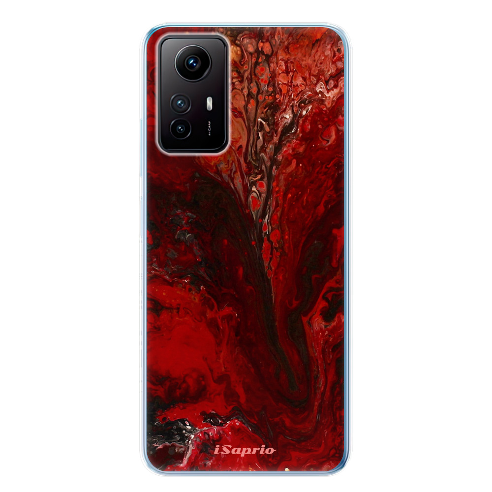Odolné silikónové puzdro iSaprio - RedMarble 17 - Xiaomi Redmi Note 12S